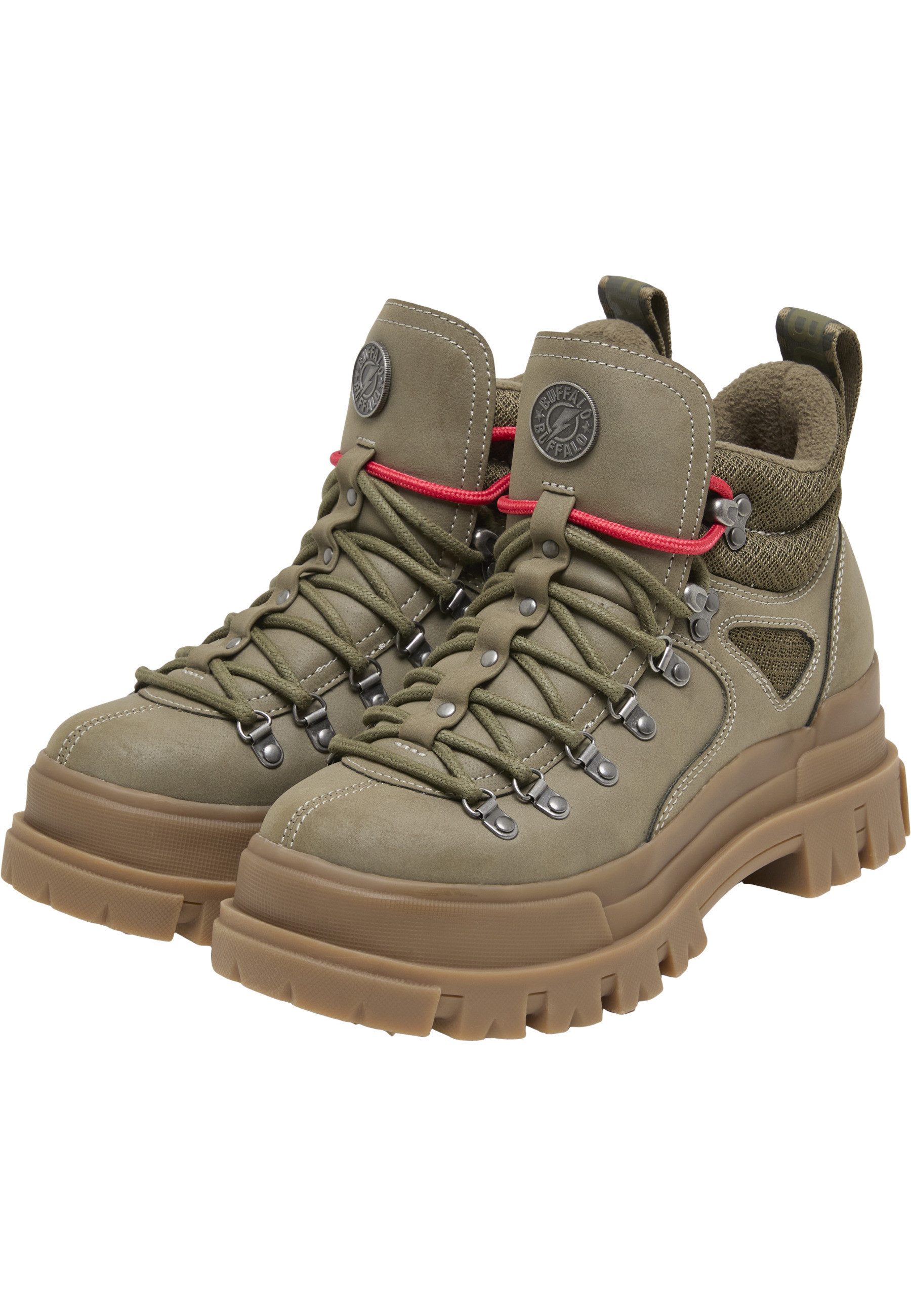 Buffalo Buffalo ASPHA LACE UP HIKE - VEGAN NUBUCK/MESH Stiefel