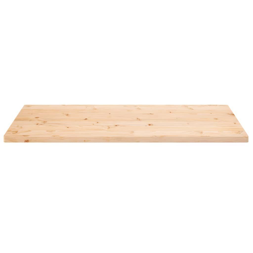 cm (1 Tischplatte Natur Rechteckig Tischplatte St) Kiefer 110x60x2,5 vidaXL Massivholz