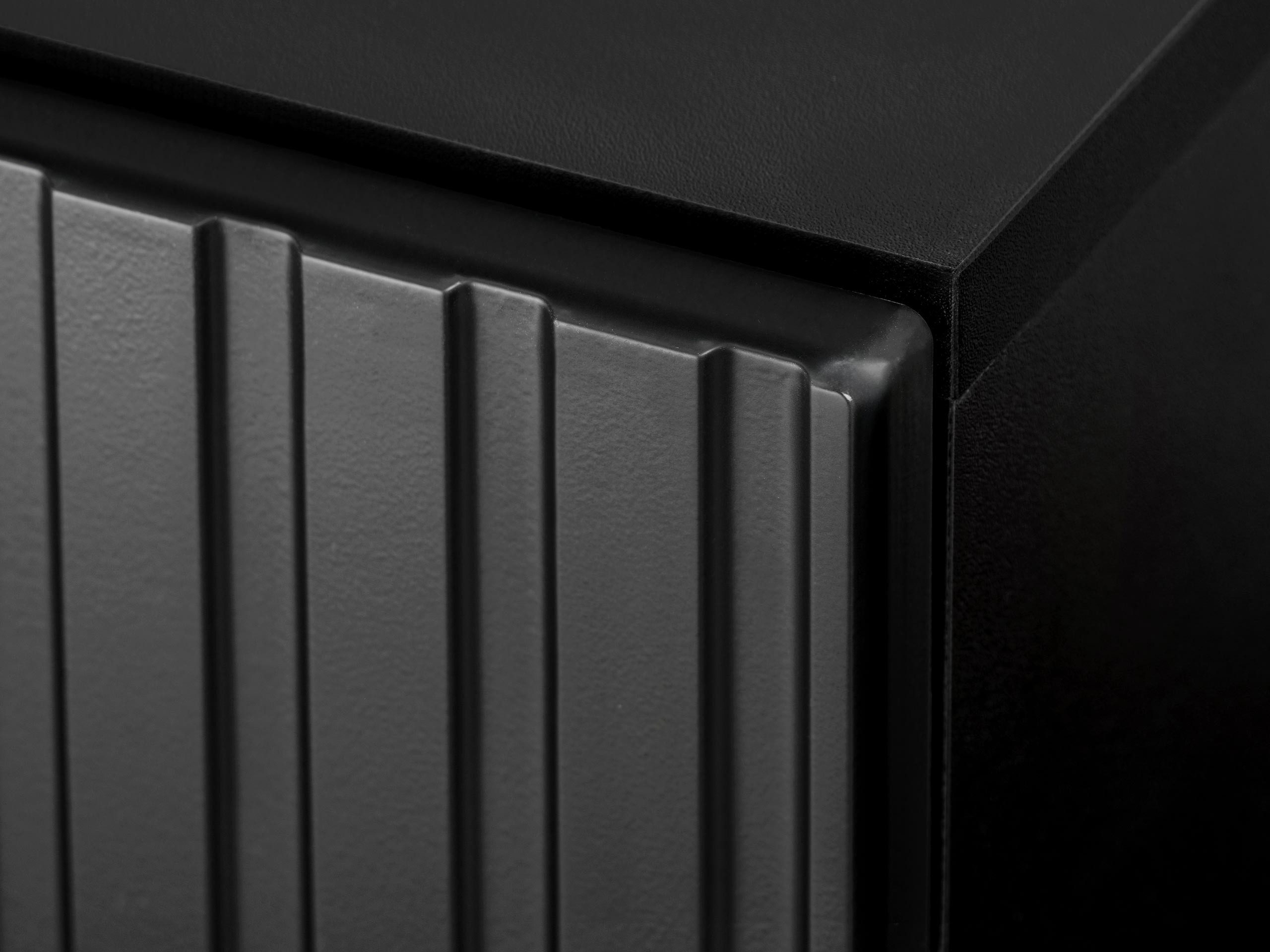 MIRJAN24 Wohnwand Soul, (4er-Set, TV-Lowboard, 2x Wandregal, Hängevitrine), Weißer LED-Beleuchtung, Push to open
