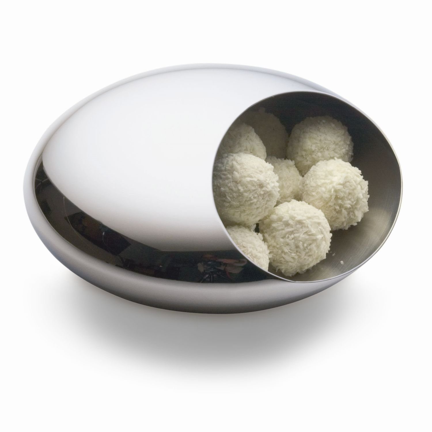 Philippi Design Schale Cocoon Naschschale, Edelstahl