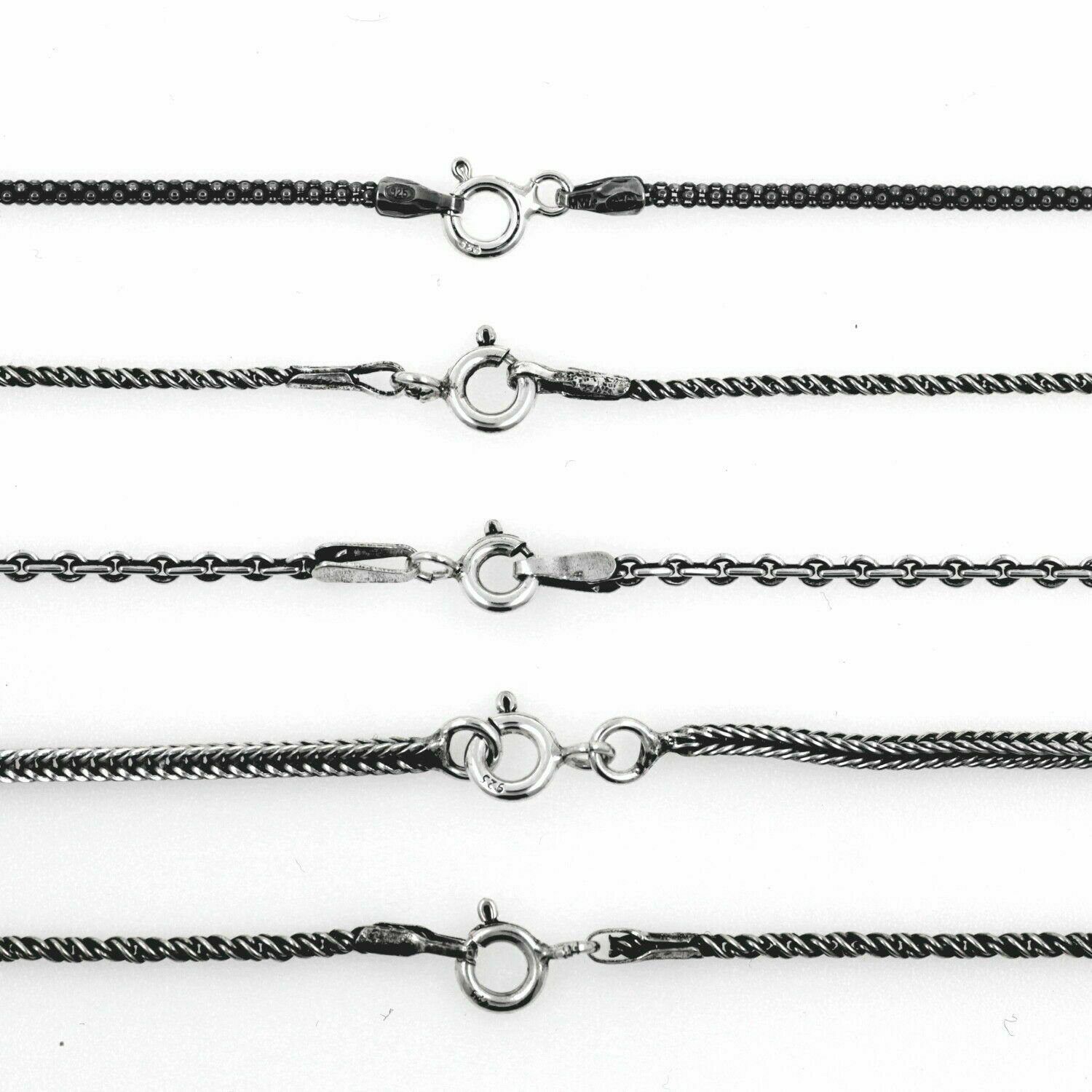HOPLO Silberkette Dunkle Silberketten Mittelalter 925 günstig online kaufen