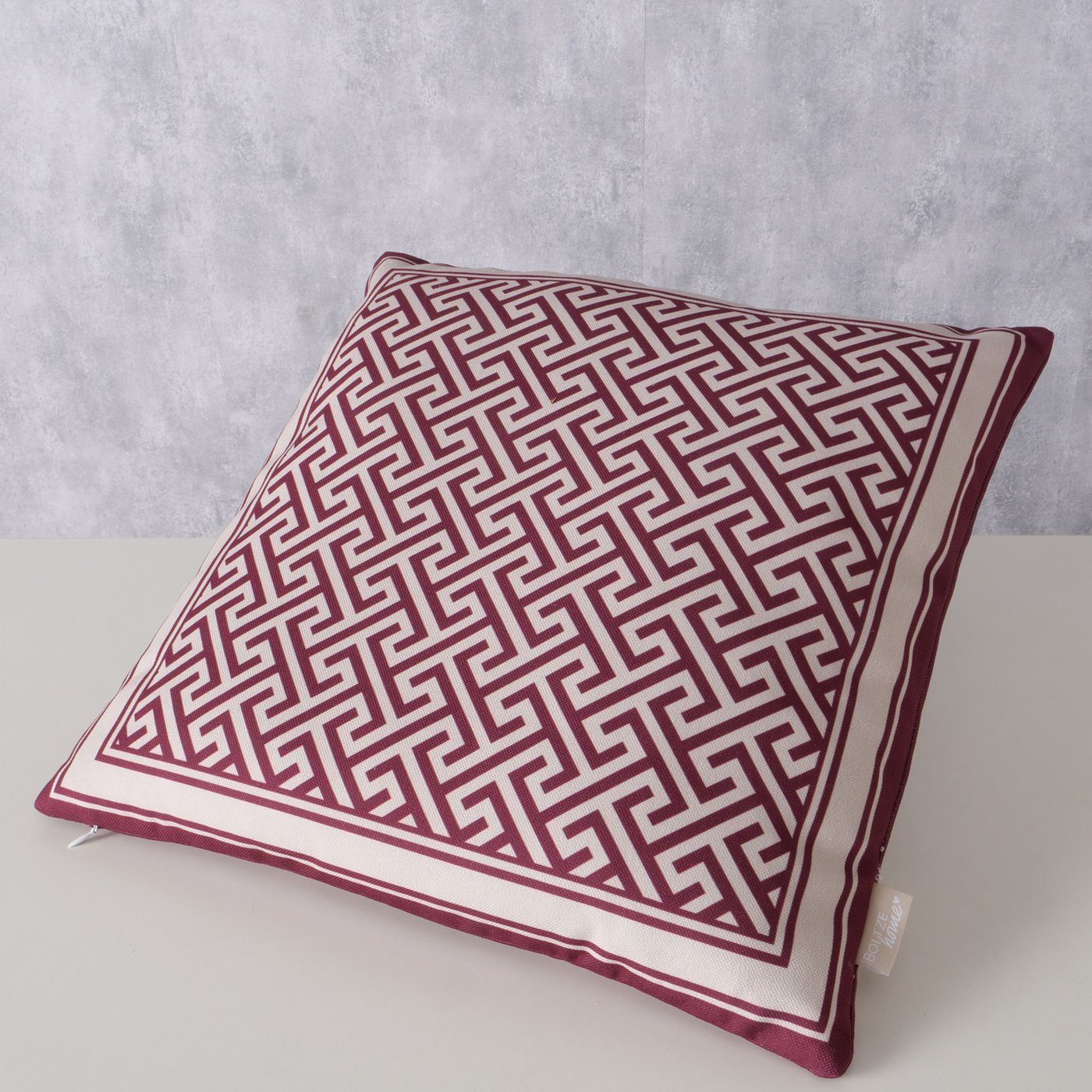 BOLTZE Dekokissen Kissen Palazzo mit abstraktem Ornament-Design 45x45 cm