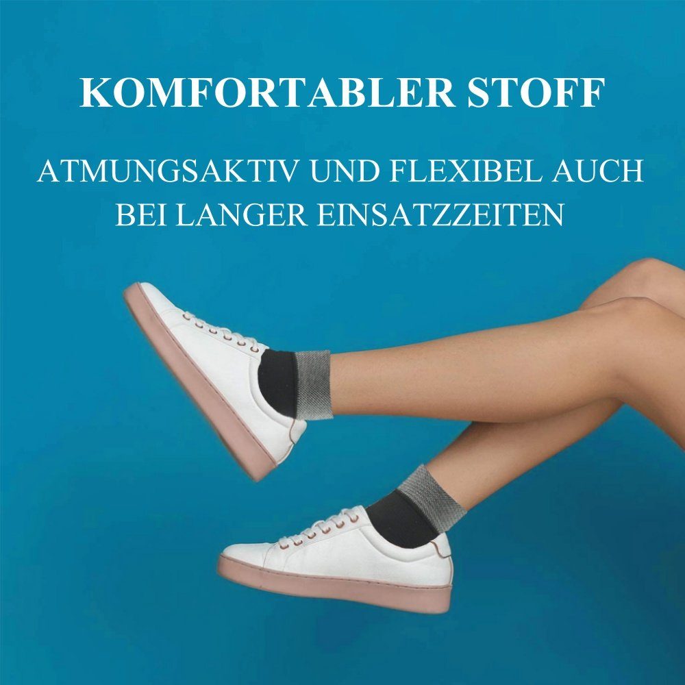 Unterstützung Plantarfasziitis Opspring Schwarz+Rot Kompressionsstrümpfe Socken,Fußgewölbe Socken,Kompression
