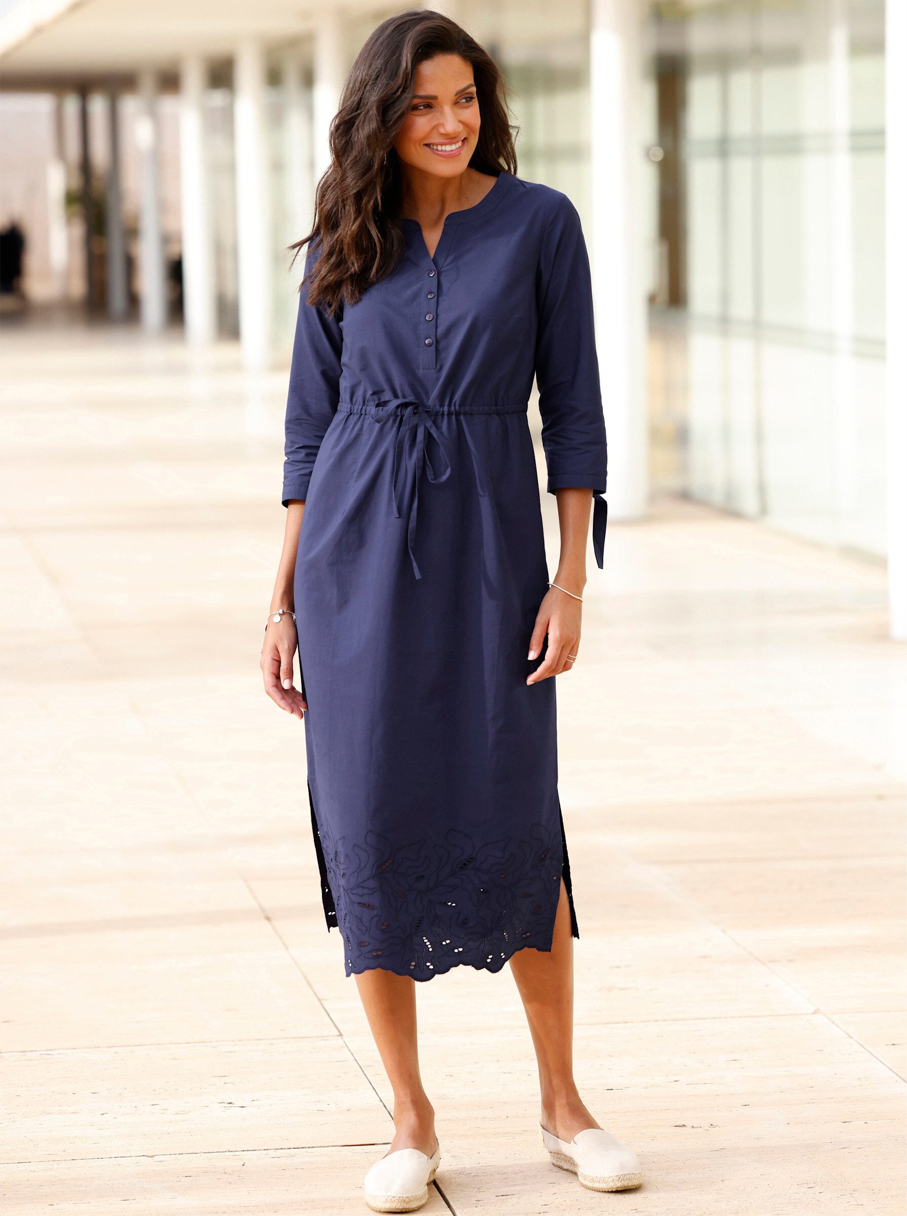 Sieh an! Etuikleid A-Linien-Kleid .