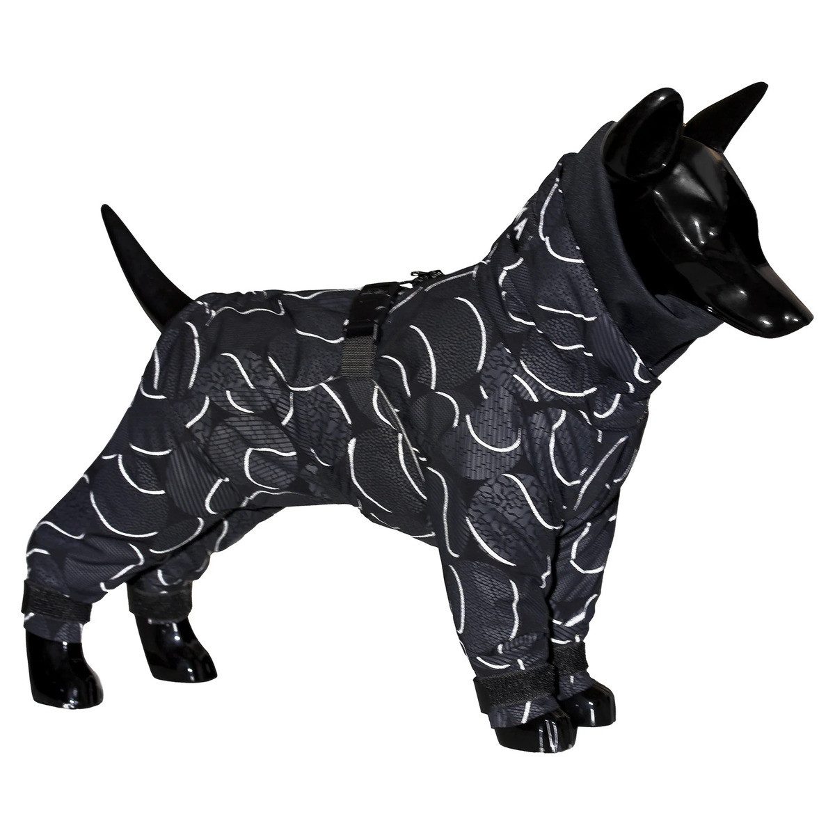 PAIKKA Hundeoverall Hunde Overall "Winter Suit" schwarz
