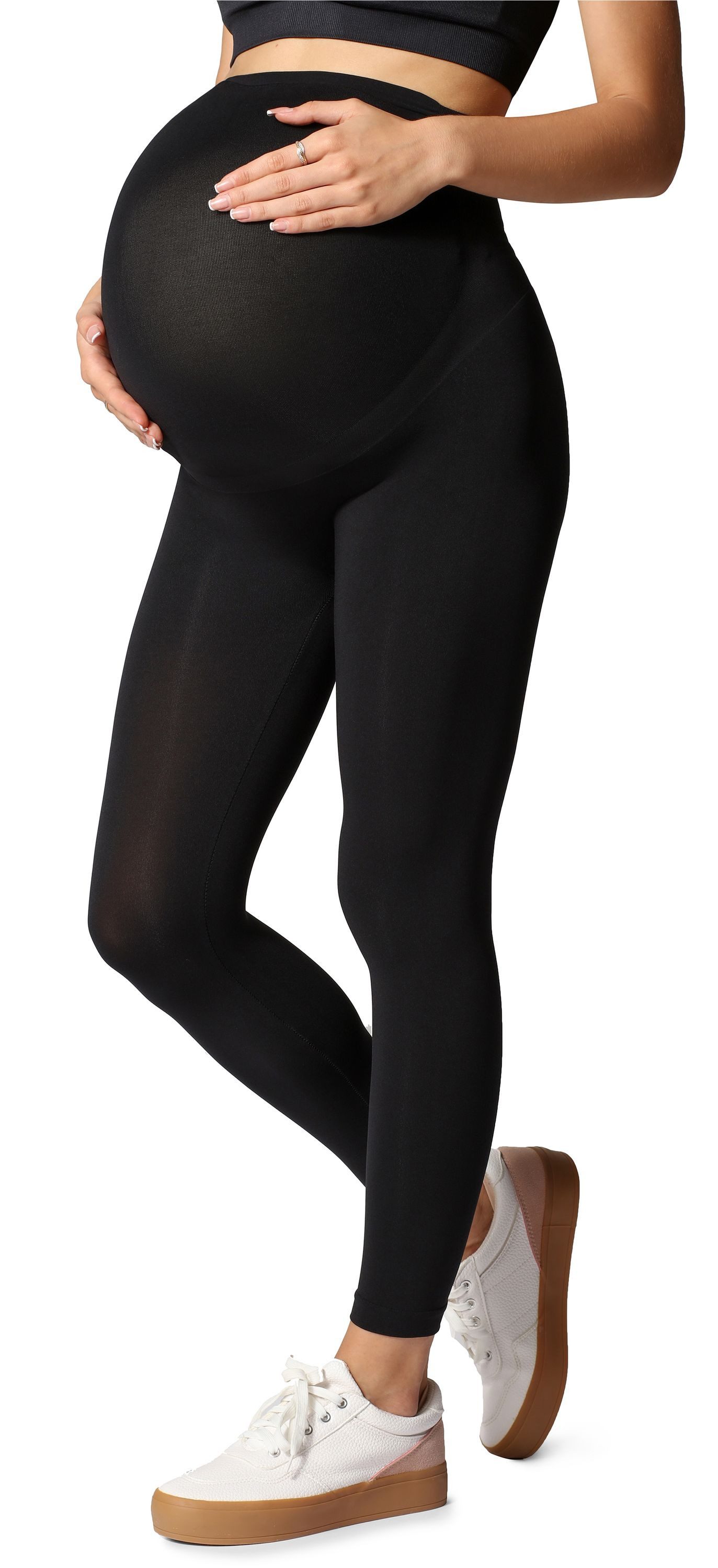 Be Mammy Umstandsleggings Umstandshose BE-1123 (1-tlg) ohne