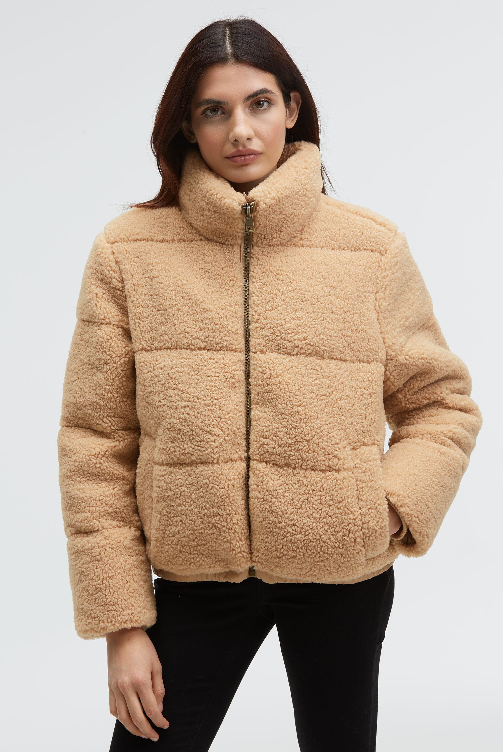 SOCCX Winterjacke mit elastischem Saumabschluss günstig online kaufen