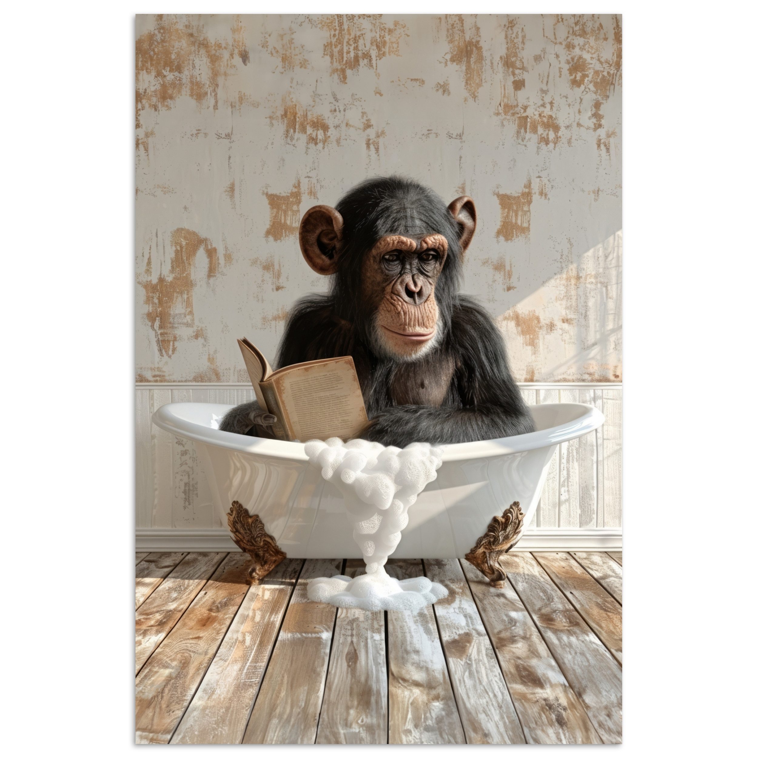 MuchoWow Poster Vintage - Affe - günstig online kaufen