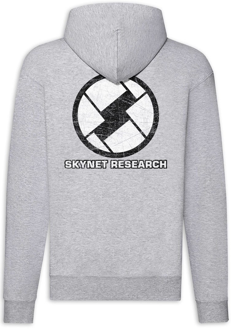 Urban Backwoods Sweatjacke S Research Zipper Hoodie Cyberdine Company Terminator Skynet Sign (1-tlg) Symbol Logo Zeichen Firma