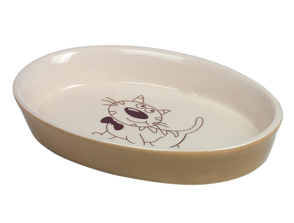 Nobby Napf Nobby Keramikschale oval - hellbraun von Nobby