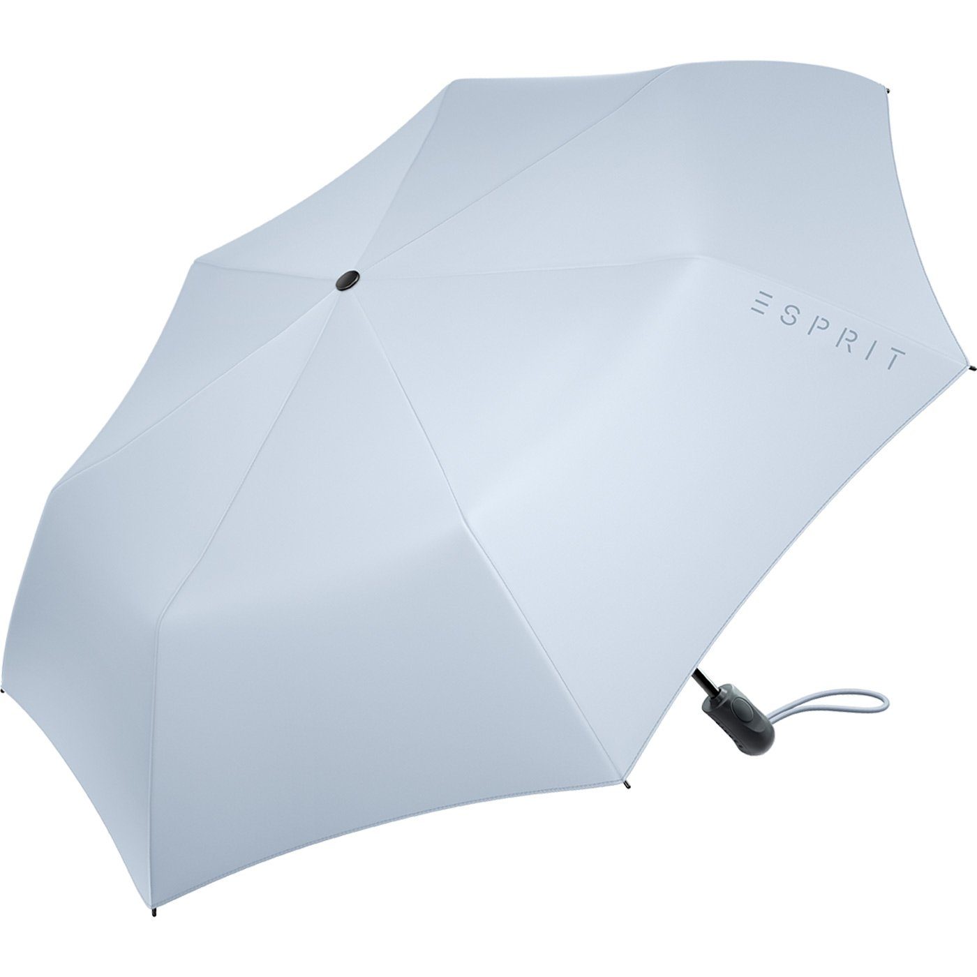 Esprit Taschenregenschirm Damen Easymatic Light 2022, neuen Automatik FJ und den Trendfarben Auf-Zu stabil in praktisch, blau