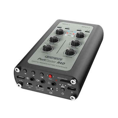 Centrance Digitales Aufnahmegerät (PortCaster R4D mobiles Audio-Interface - USB Audio Interface)