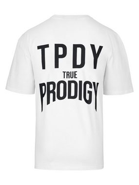 trueprodigy Oversize-Shirt Robin Logoprint Rundhals dicker Stoff