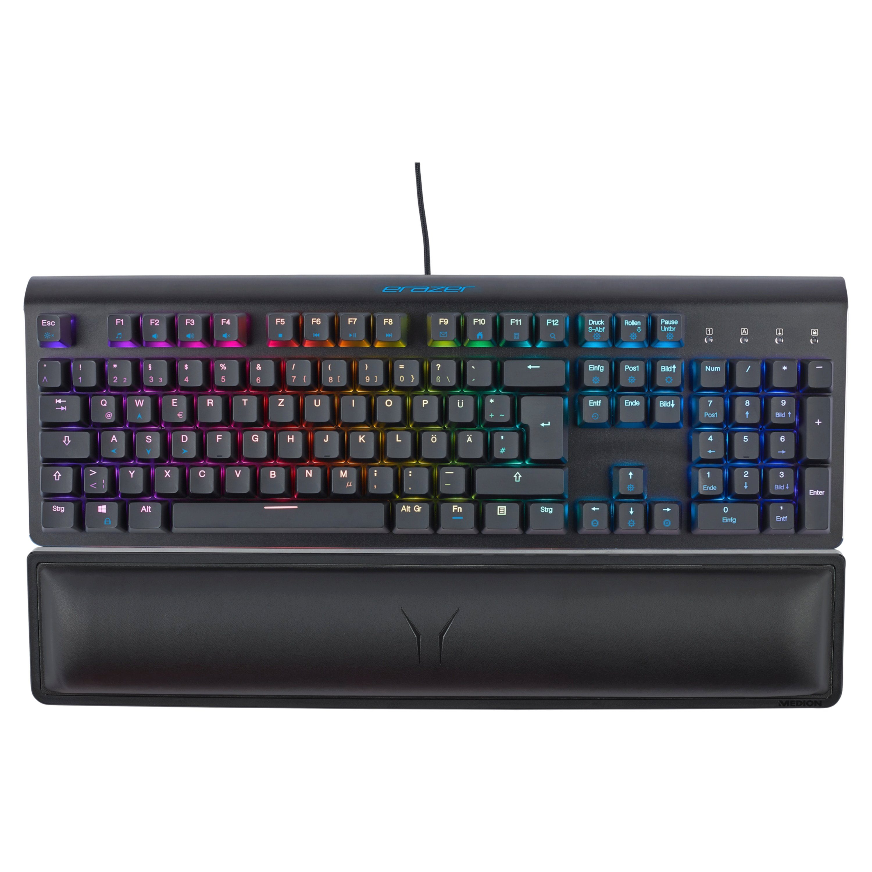 Medion® ERAZER Supporter X11 mechanische Gaming Tastatur 100% Anti-Ghost RGB Gaming-Tastatur (MD88699)