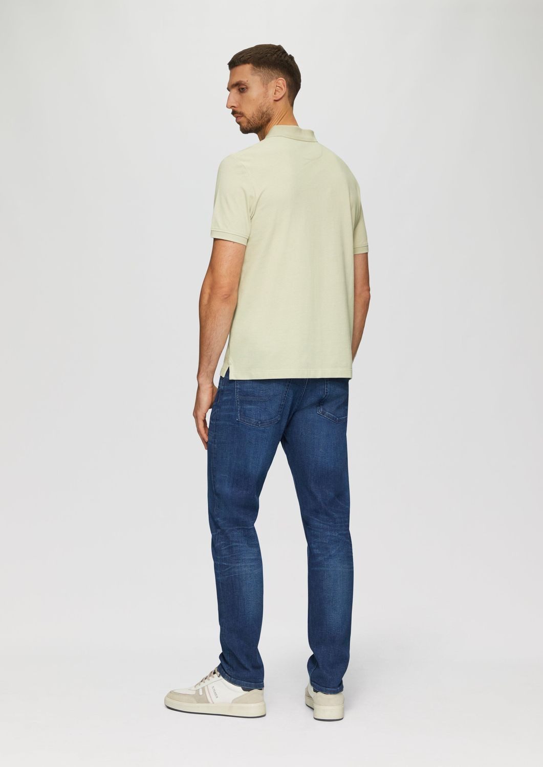 s.Oliver Poloshirt Poloshirt Kragen, Knopfleiste, kurzarm