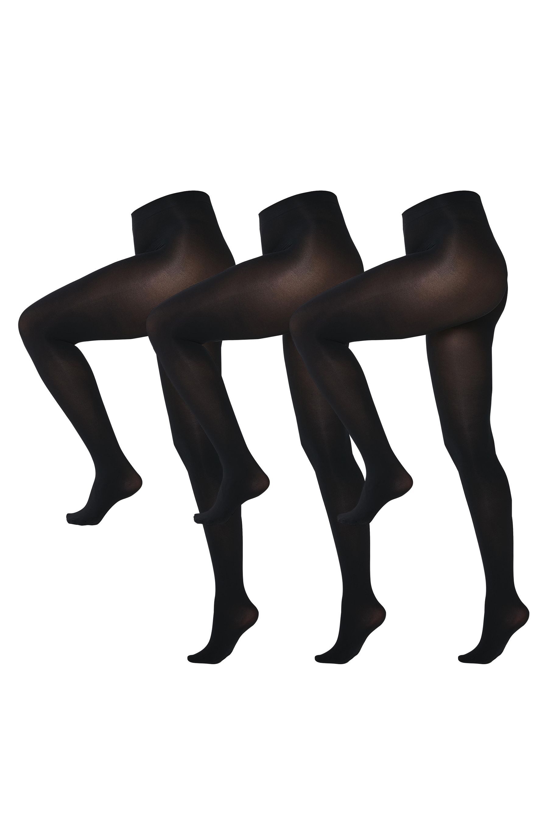 Next Strumpfhose Blickdichte Strumpfhosen in 100 Denier, 3er-Pack (3 St)