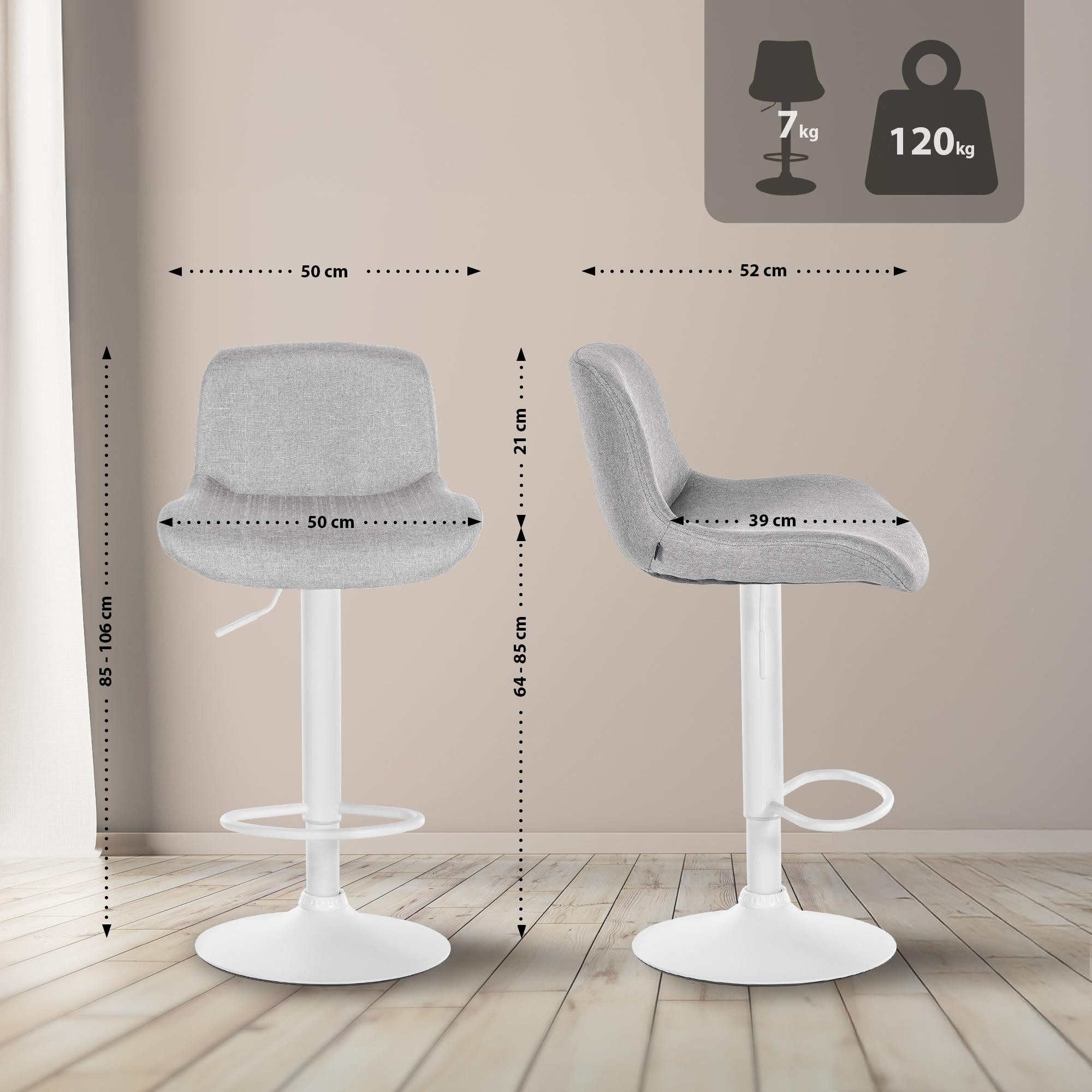 CLP Barhocker Solon (2er Set, 2 günstig online kaufen