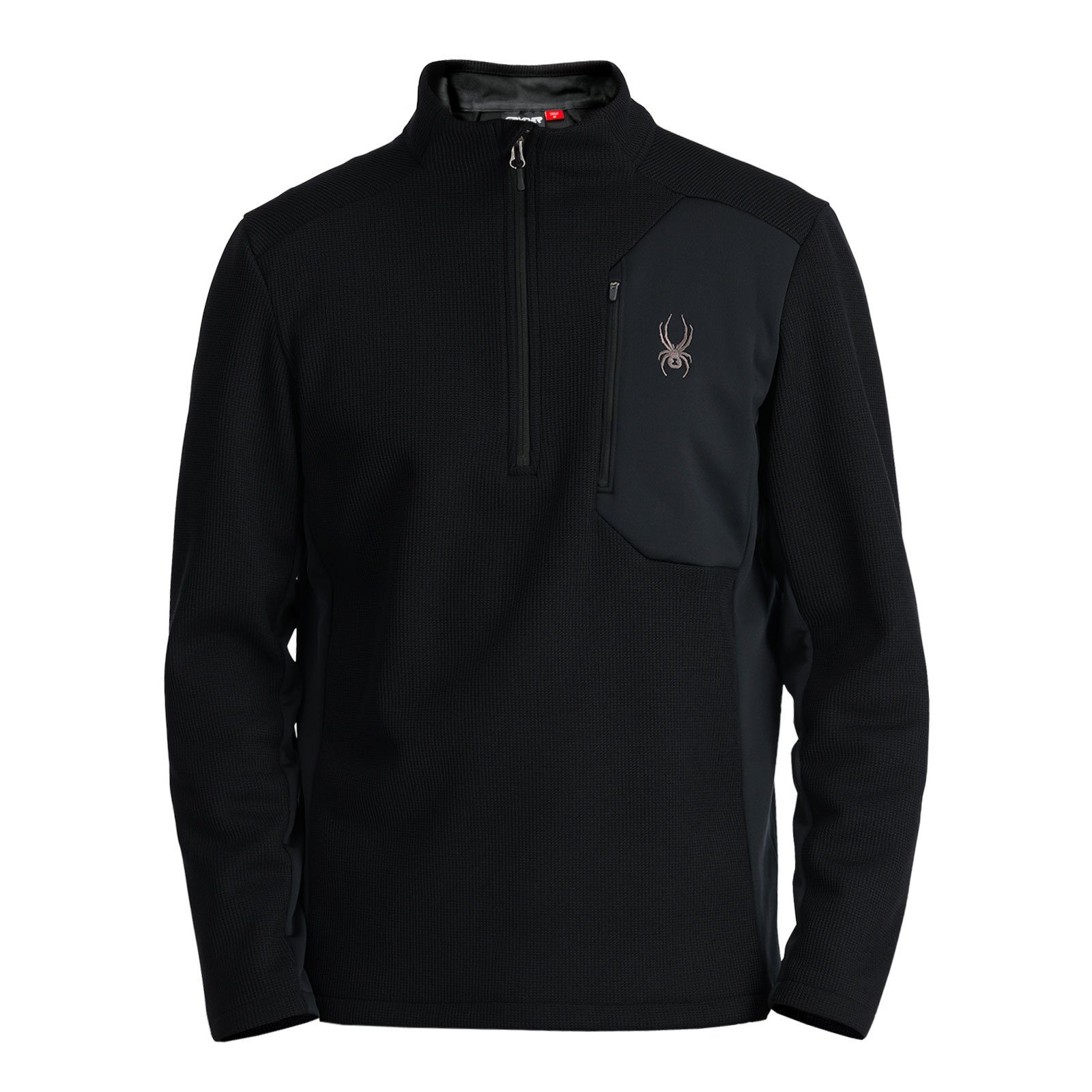 Halfzip BLK black Half mit Stehkragenpullover Spyder Bandit Zip