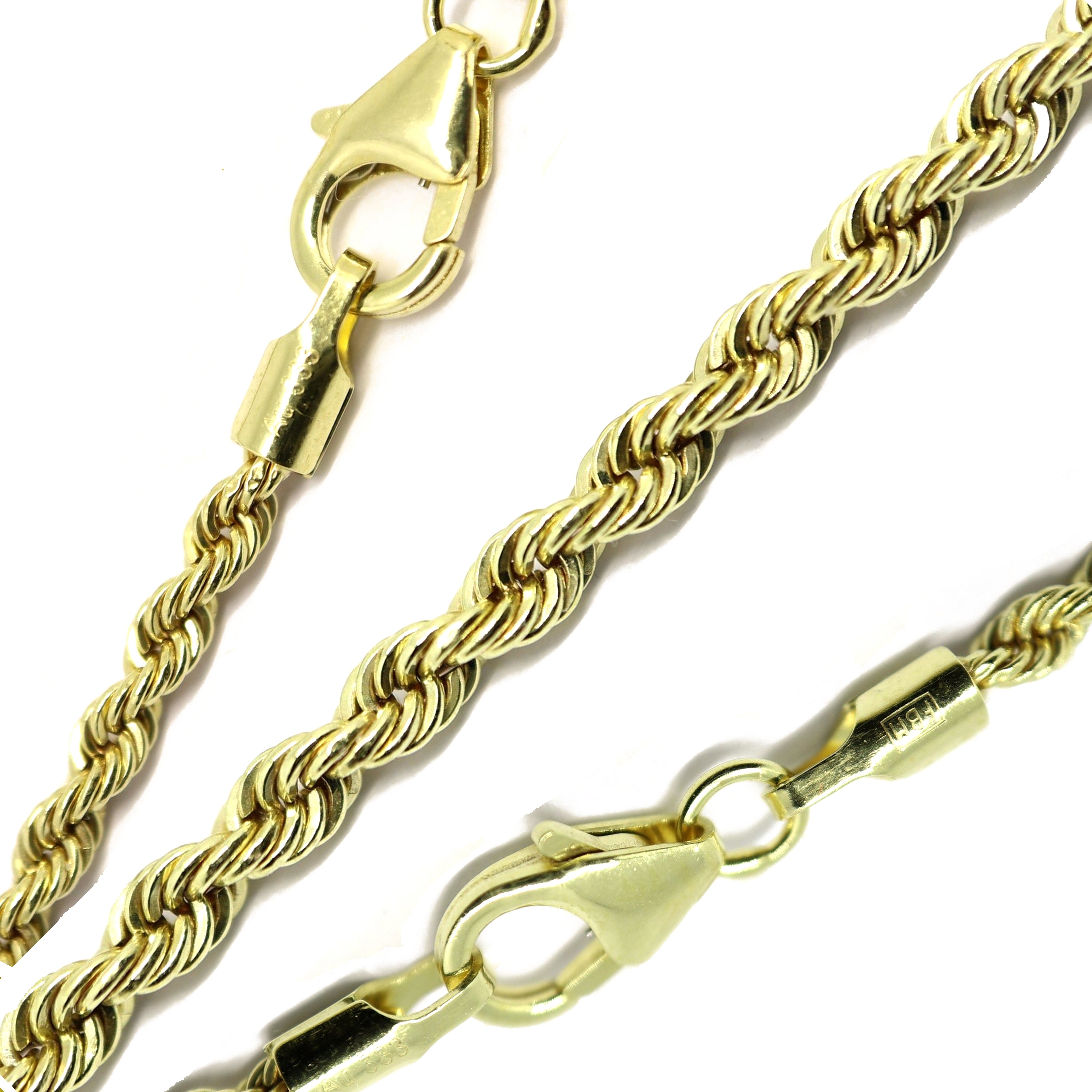 G & J Collier Kordelkette 333 Germany Halskette, Gold 2,10mm - Made in 8Karat 60cm Damen 42