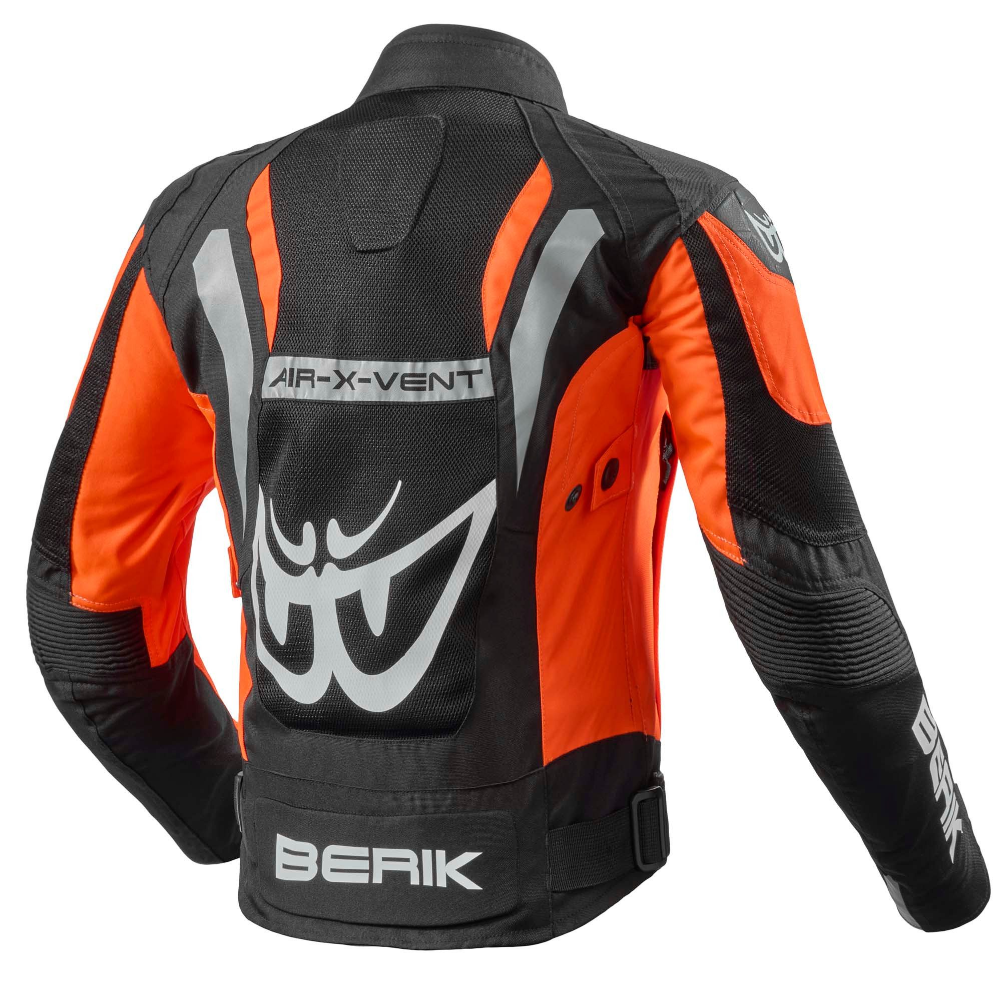 Berik Motorradjacke Vephe Damen Motorrad Textiljacke herausnehmbares Innenfutter – Bild 2 von 5