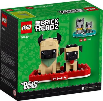 LEGO® Konstruktionsspielsteine LEGO® BrickHeadz 40440 Deutscher Schäferhund, (247 St)