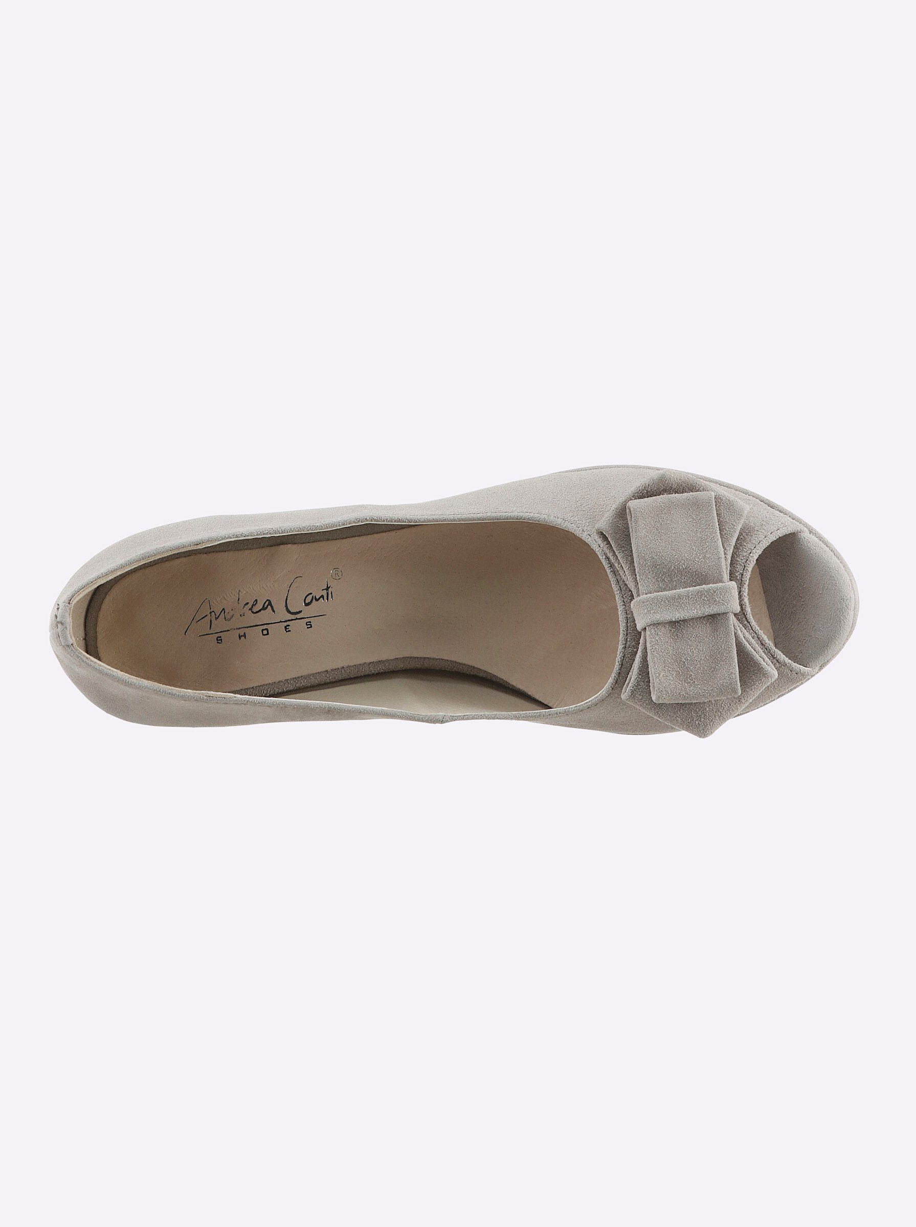 Andrea Conti Peeptoe Pumps