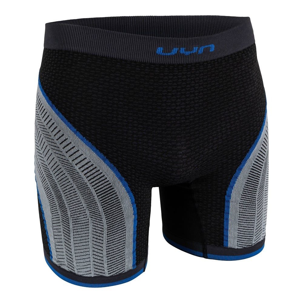 UYN Shorts Alpha Running charcoal/blau Herren