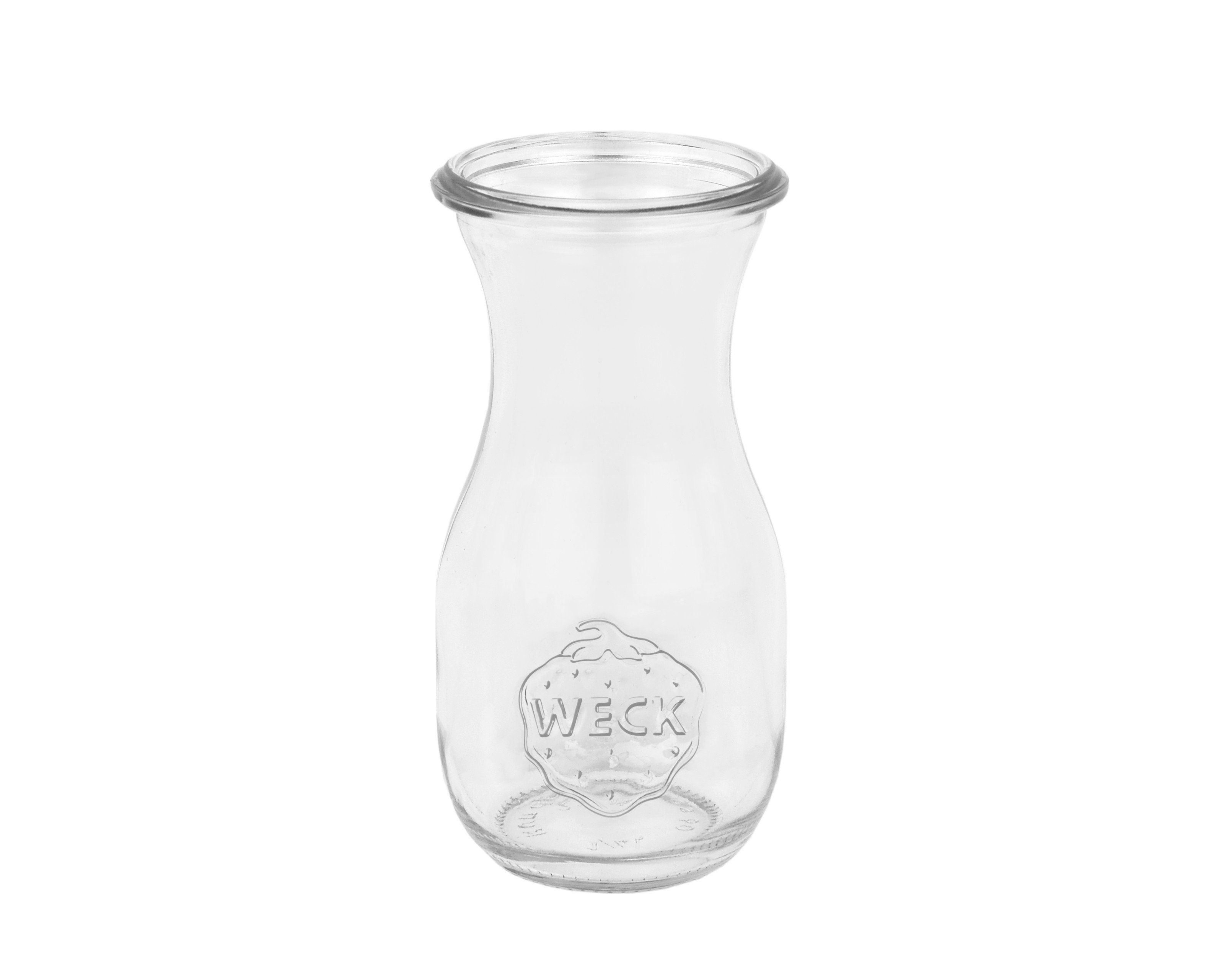 MamboCat Einmachglas Weck Rezeptheft, Set inkl. Gelierzauber Saftflasche Gläser 48er Glas 290ml