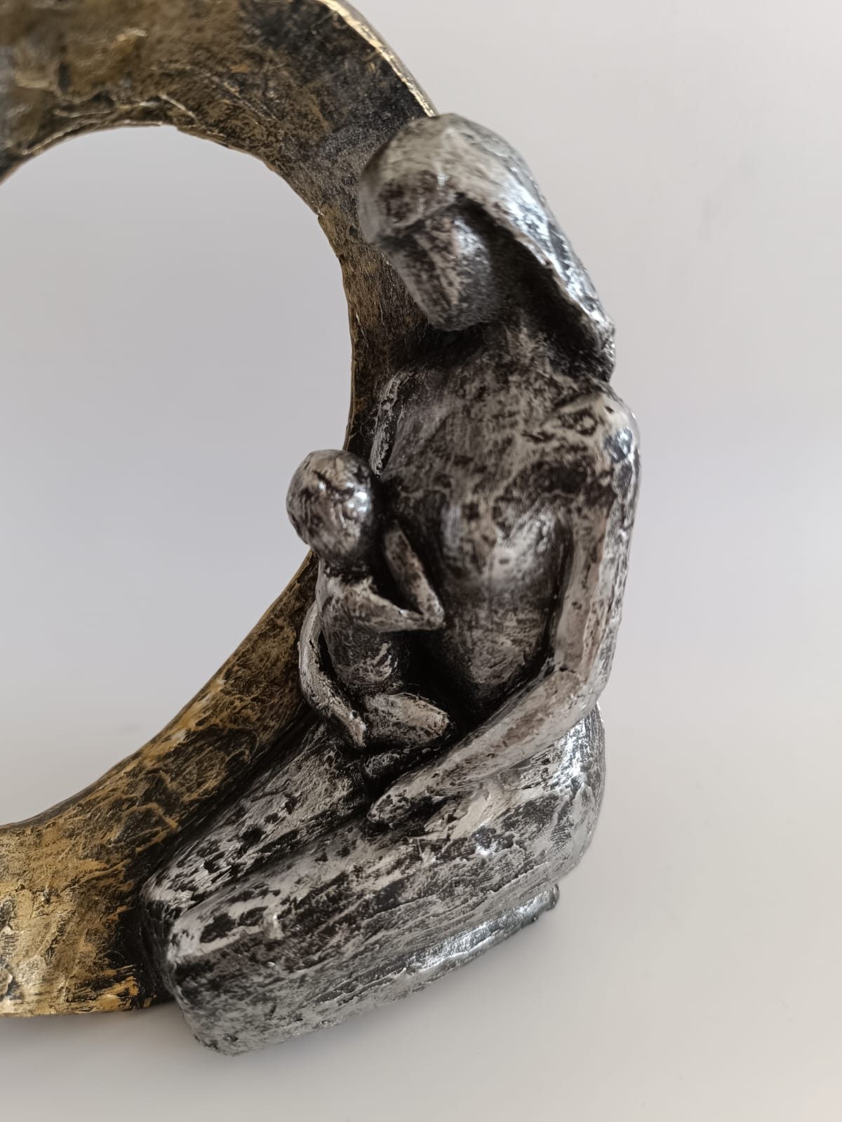 VITALWORXX Dekofigur Skulptur Mutter mit Kind