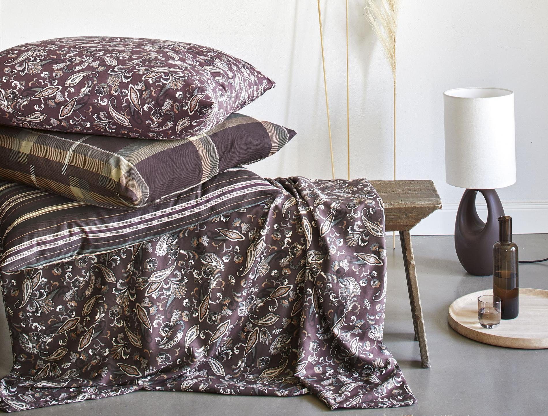 Irisette Wendebettwäsche Sky 8421, Mako-Satin, 2 teilig, edel und hochwertig