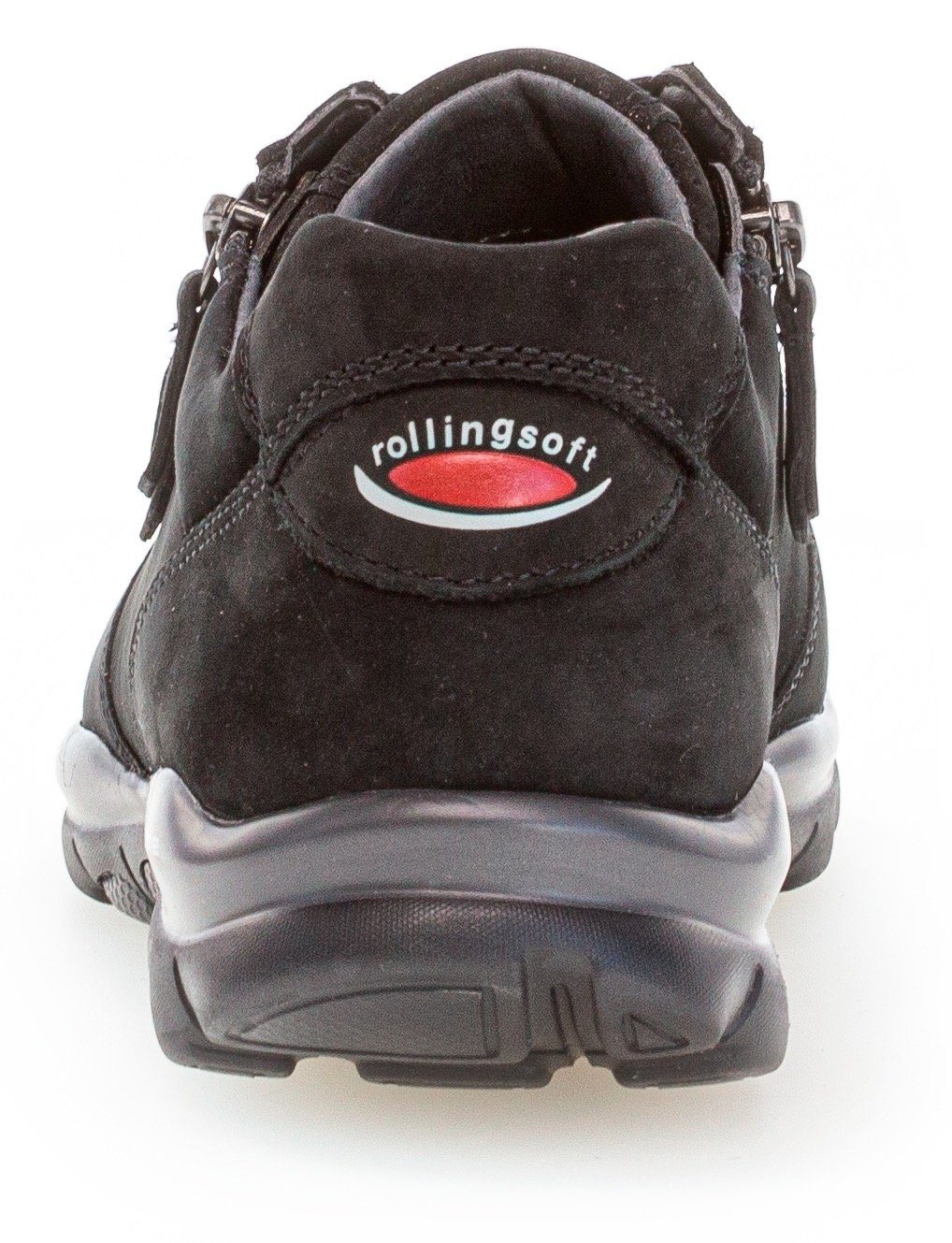 Gabor Rollingsoft Sneaker schwarz OPTIFIT-Wechselfußbett herausnehmbarem mit
