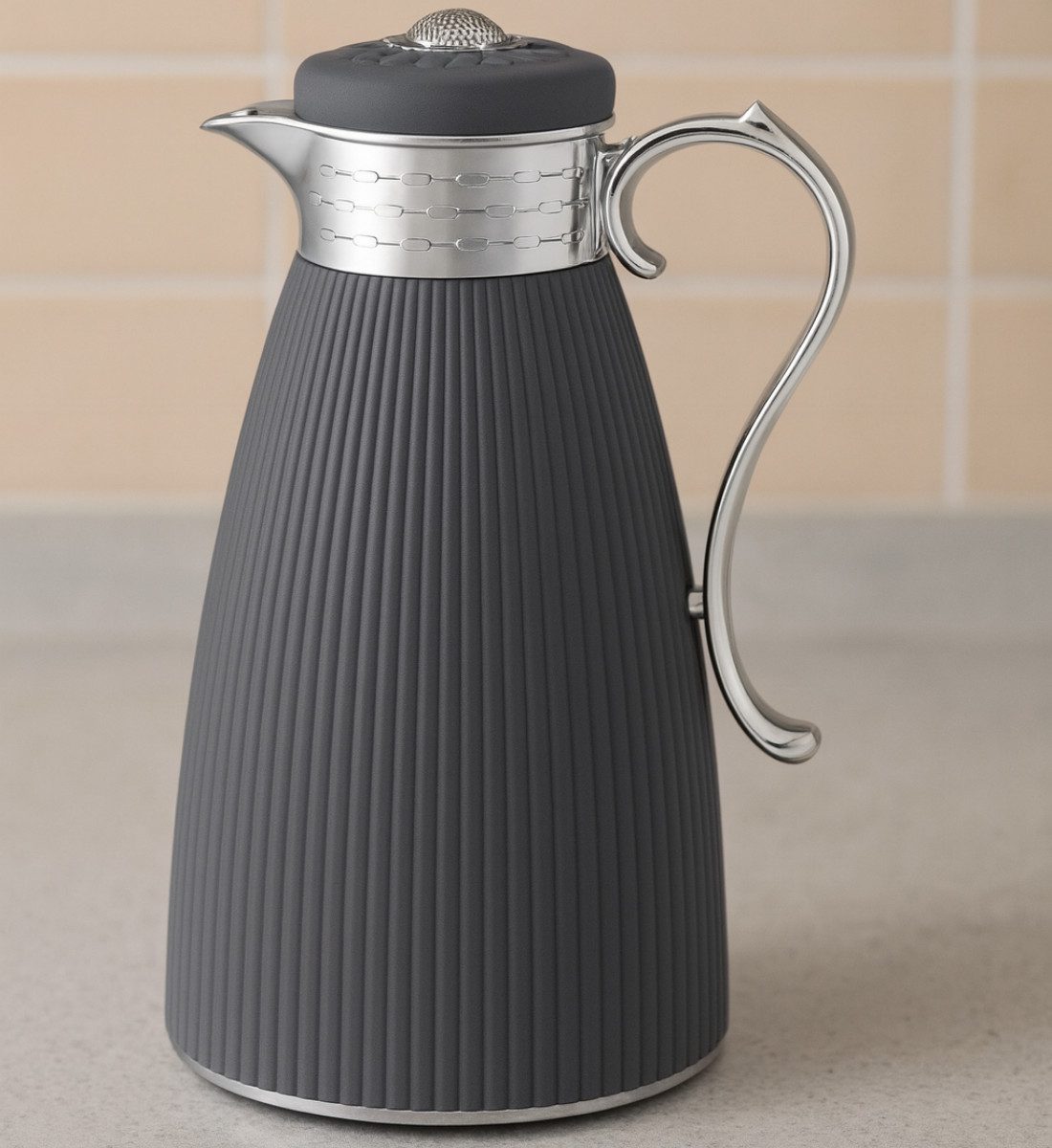 alesvelt Isolierkanne Thermoskanne HELENA 1,0 L