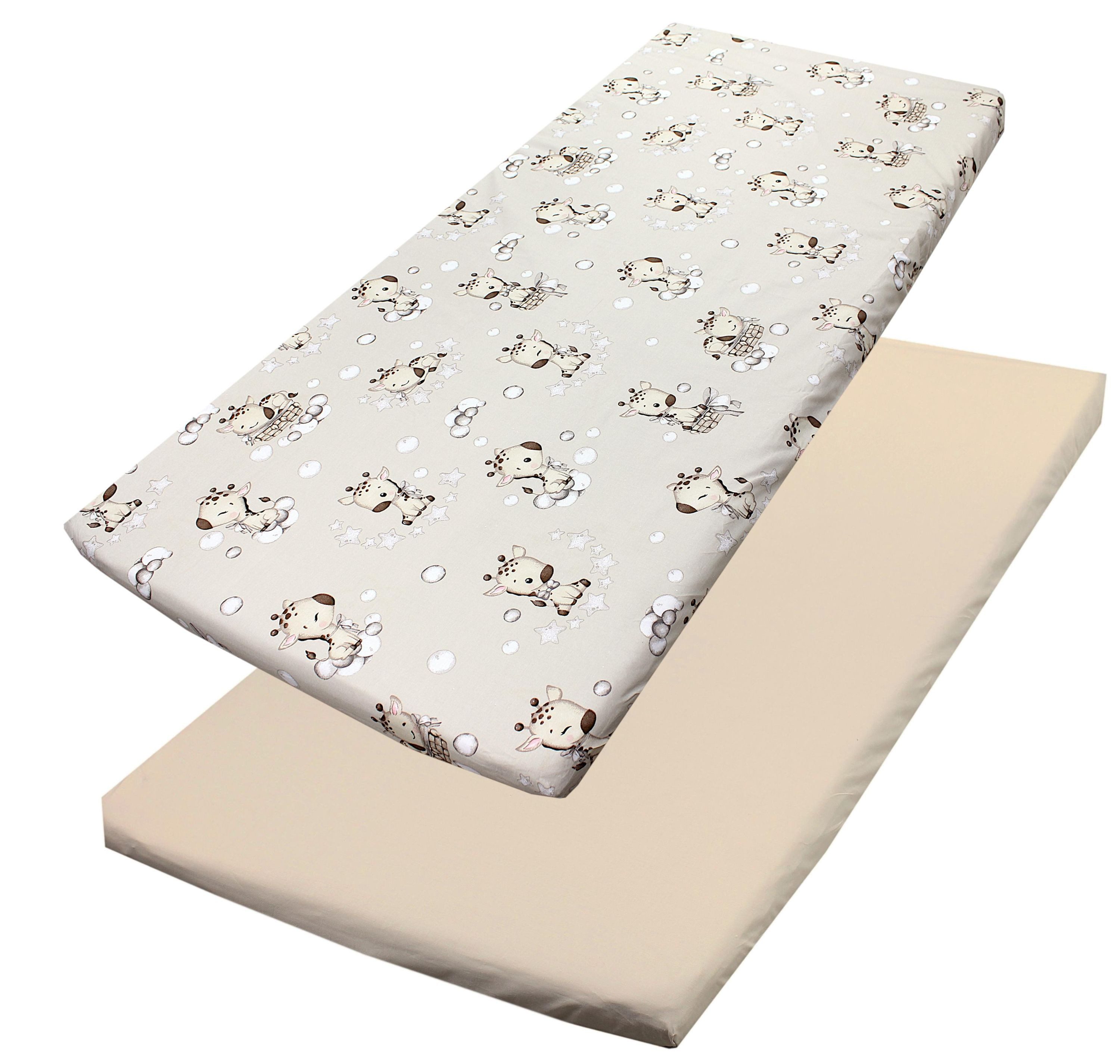 TupTam Spannbettlaken Baby Spannbettlaken Spannbetttuch für Babybett Kinder günstig online kaufen