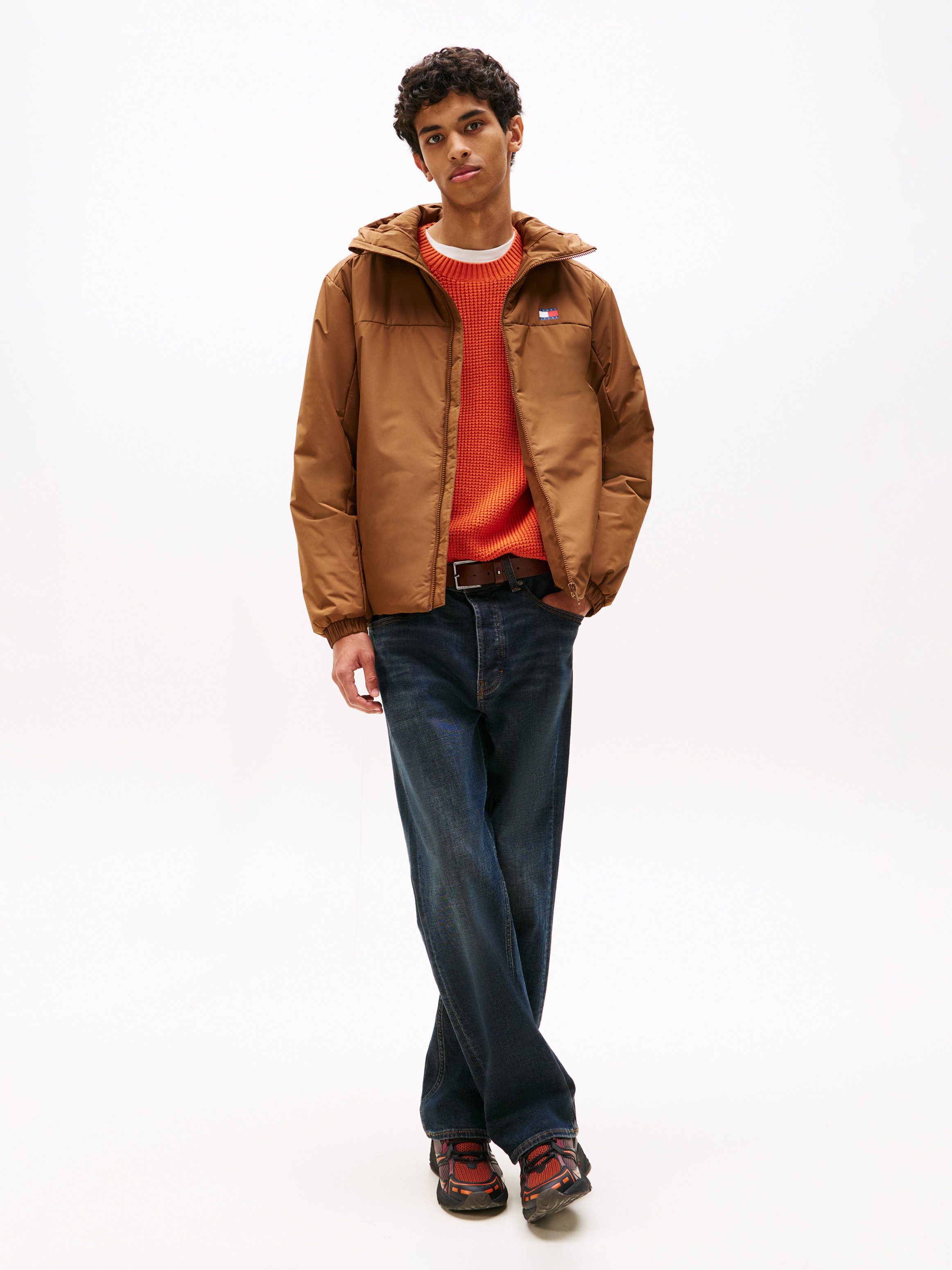 Tommy Jeans Outdoorjacke Freizeitjacke, Übergangsjacke, Regular Fit, Kapuze