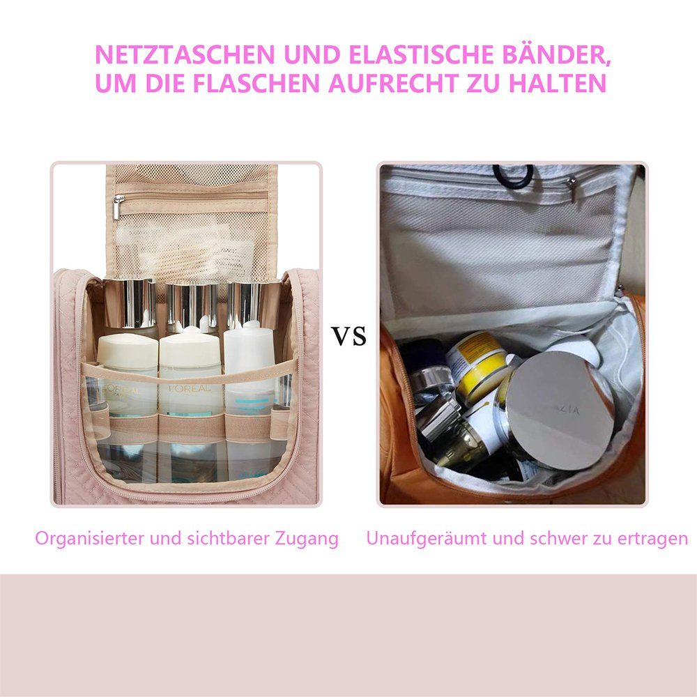 Haken Aufhängen, Rosa Organizer mit GelldG Organizer Kulturtasche Reise zum Kulturtasche zur