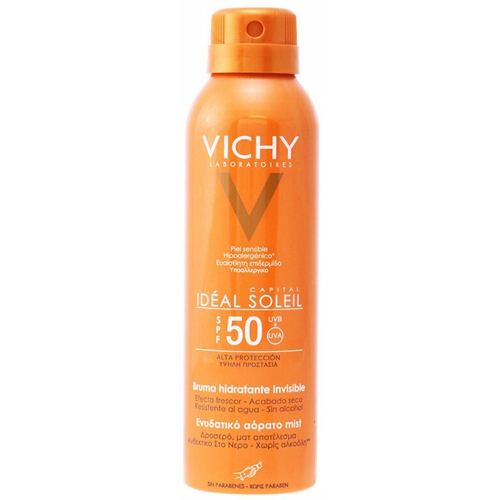 LSF 50 (200 Sonnenspray ml) Soleil Vichy Ideal Sonnenschutzpflege transparentes Vichy