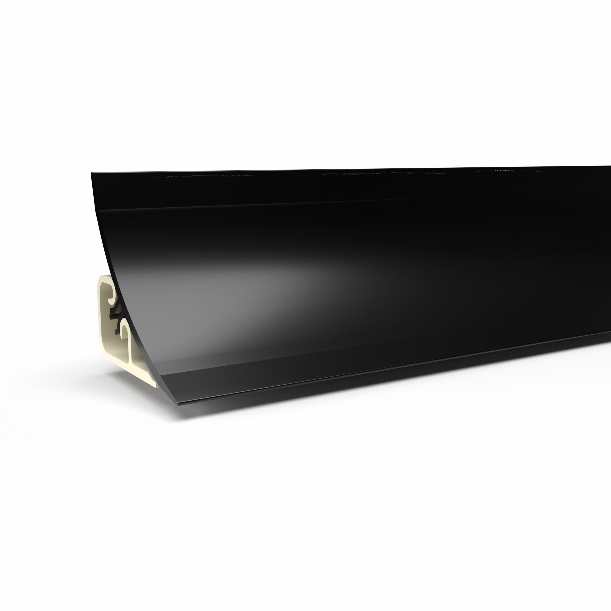 Quest Abschlussleiste für Arbeitsplatten 23 x 23 mm, 300 cm, zweiteilig, Schrauben/Nägel, Montagekleber oder doppelseitiges Klebeband, PVC 23 x 23 mm, 1-St., zweiteilig, wasserfest, UV-beständig, 300 cm