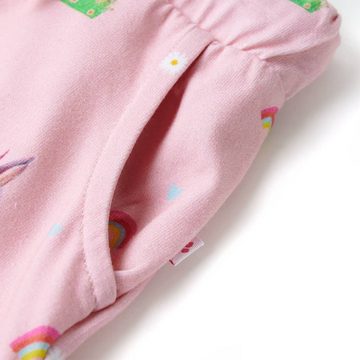 vidaXL Shorts Kindershorts mit Kordelzug Hellrosa 92