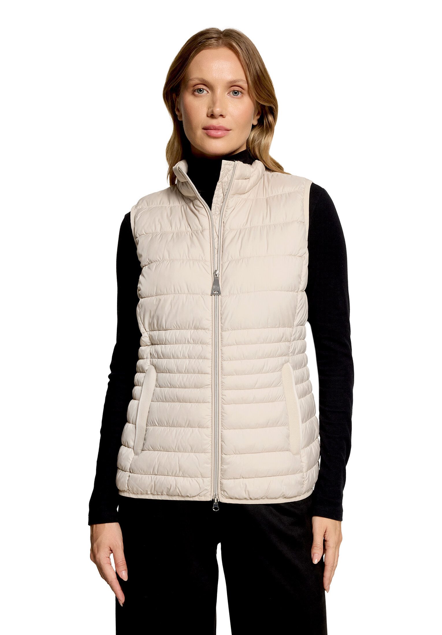 Betty Barclay Strickweste Damen mit Stehkragen