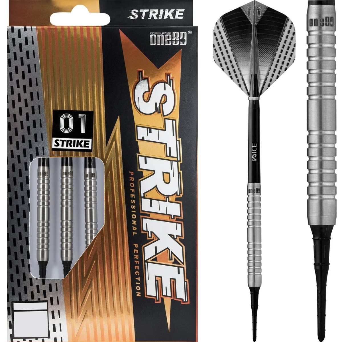 one80 Dartpfeil Strike 01 80% Wolfram Soft Tip 18g Proffesionell, Einer der beliebtesten Dartserien von One80