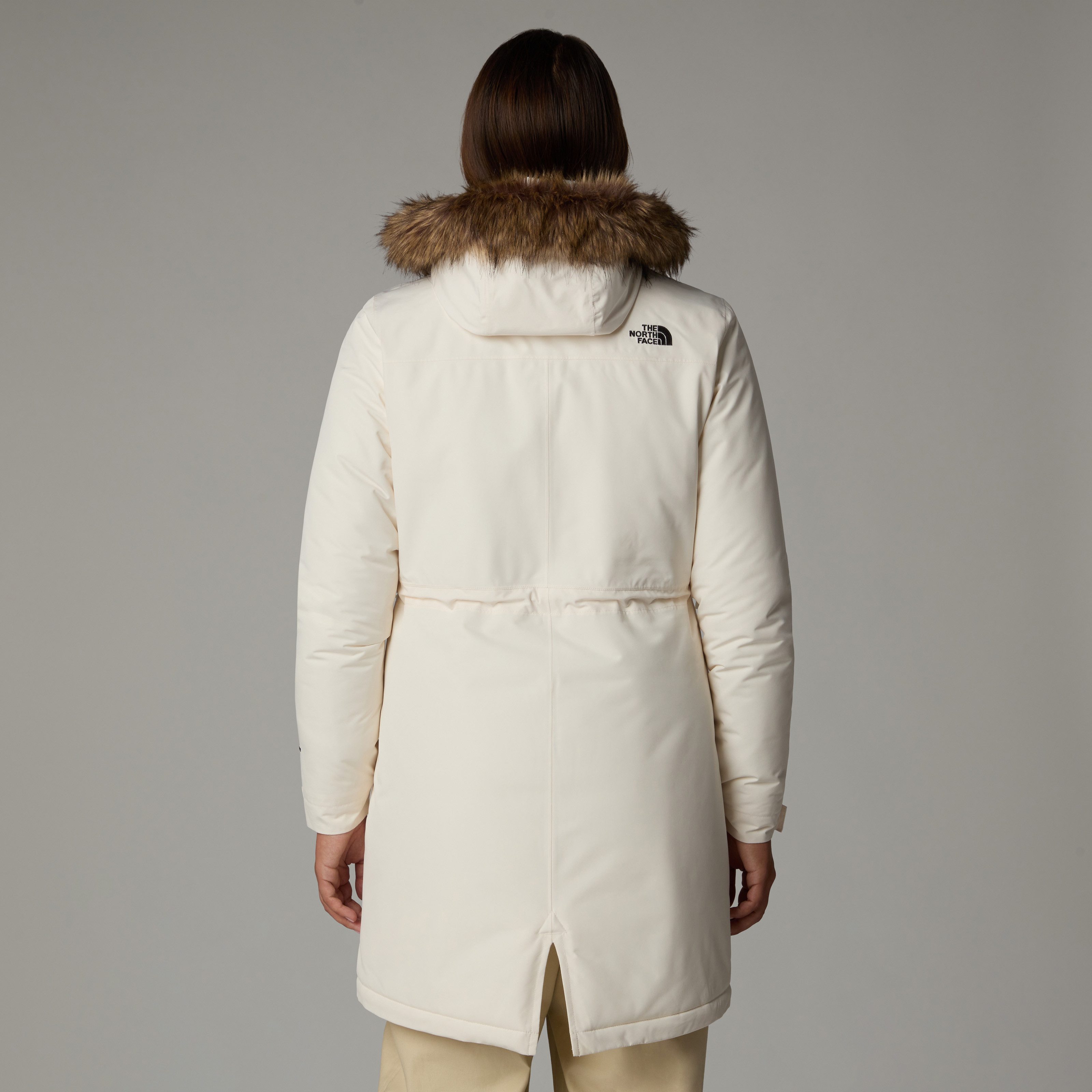 The North Face Funktionsparka ZANECK PARKA wasserdicht, winddicht, wärmend, mit abnehmbarer Kapuze mit Fellimitat
