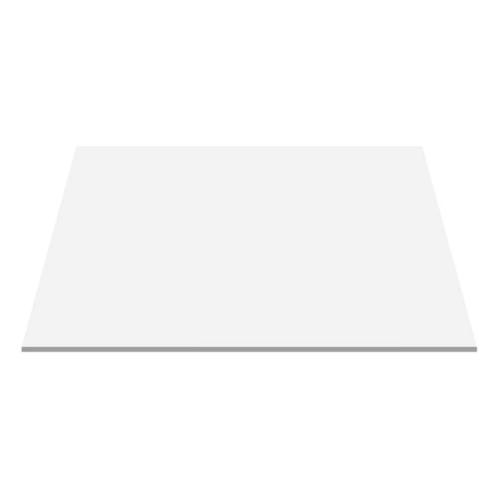 Aloni Waschtischplatte T60 (1 St), Veroni Solid Surface Waschtischplatte Konsolenplatte 60cm