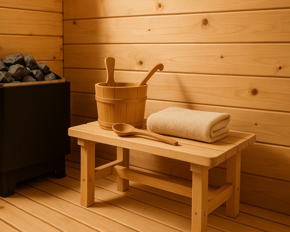 Finnsa® GmbH Saunabank FINNSA Sauna-Sitzbänke Erle-Holz