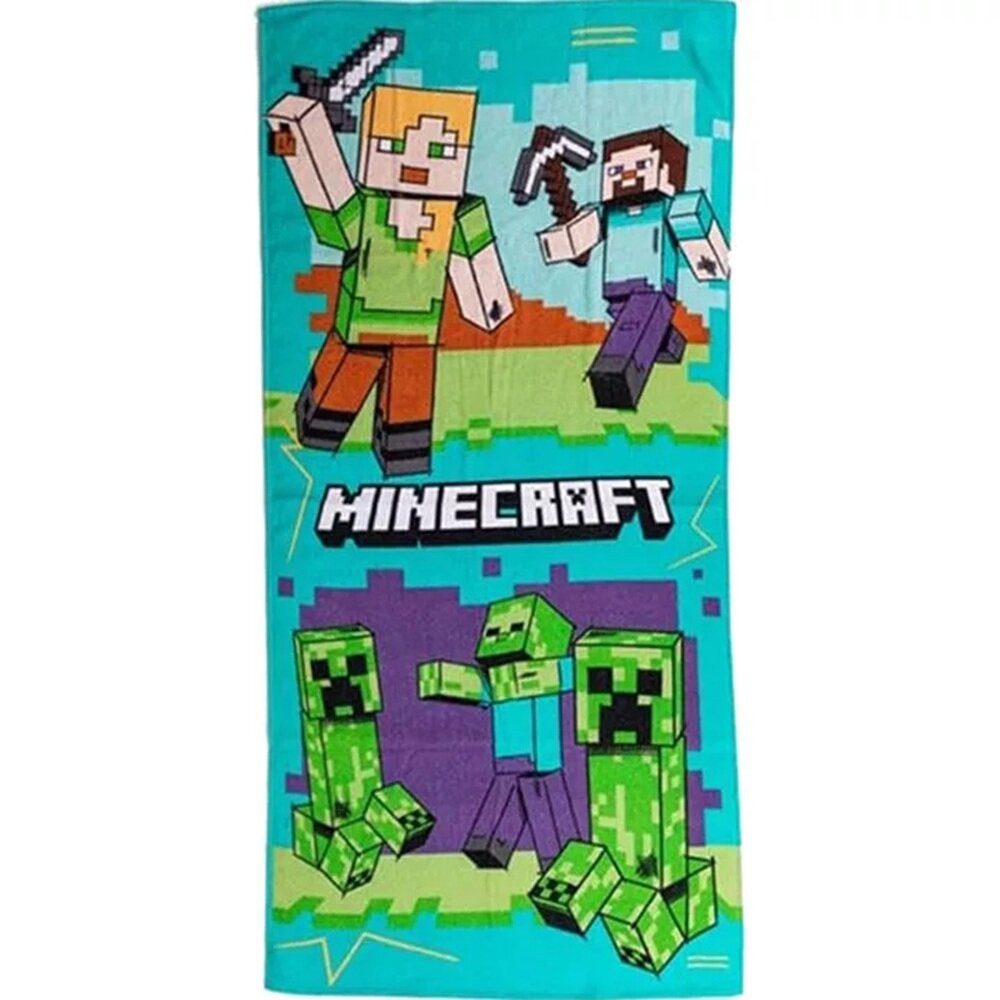 Minecraft Badetuch Minecraft Battle Badetuch, Strandtuch 70x140cm 100% Baum günstig online kaufen