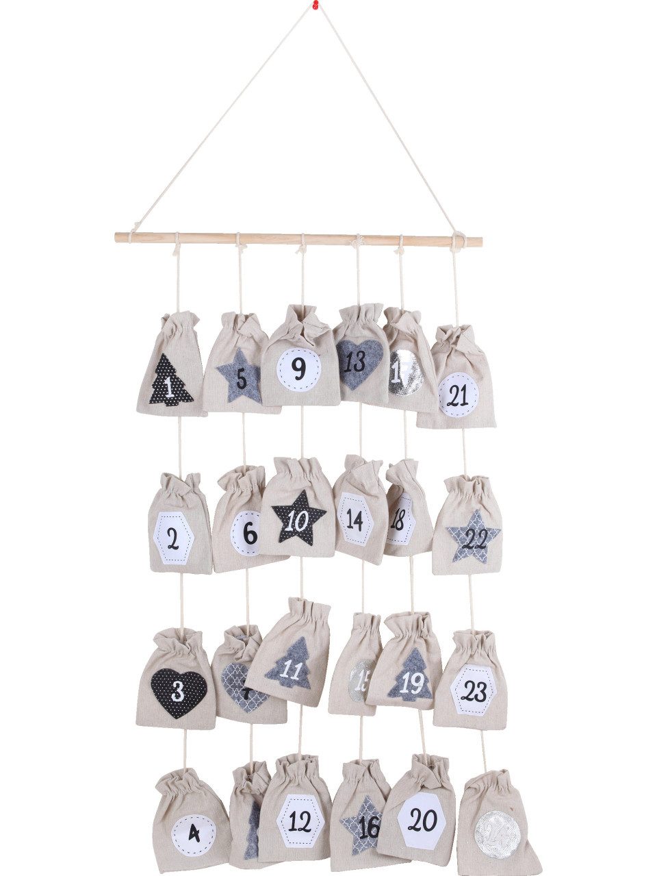 Trend Line Adventskalender TrendLine Deko Adventskalender Holz 61 x 8 x 38 cm