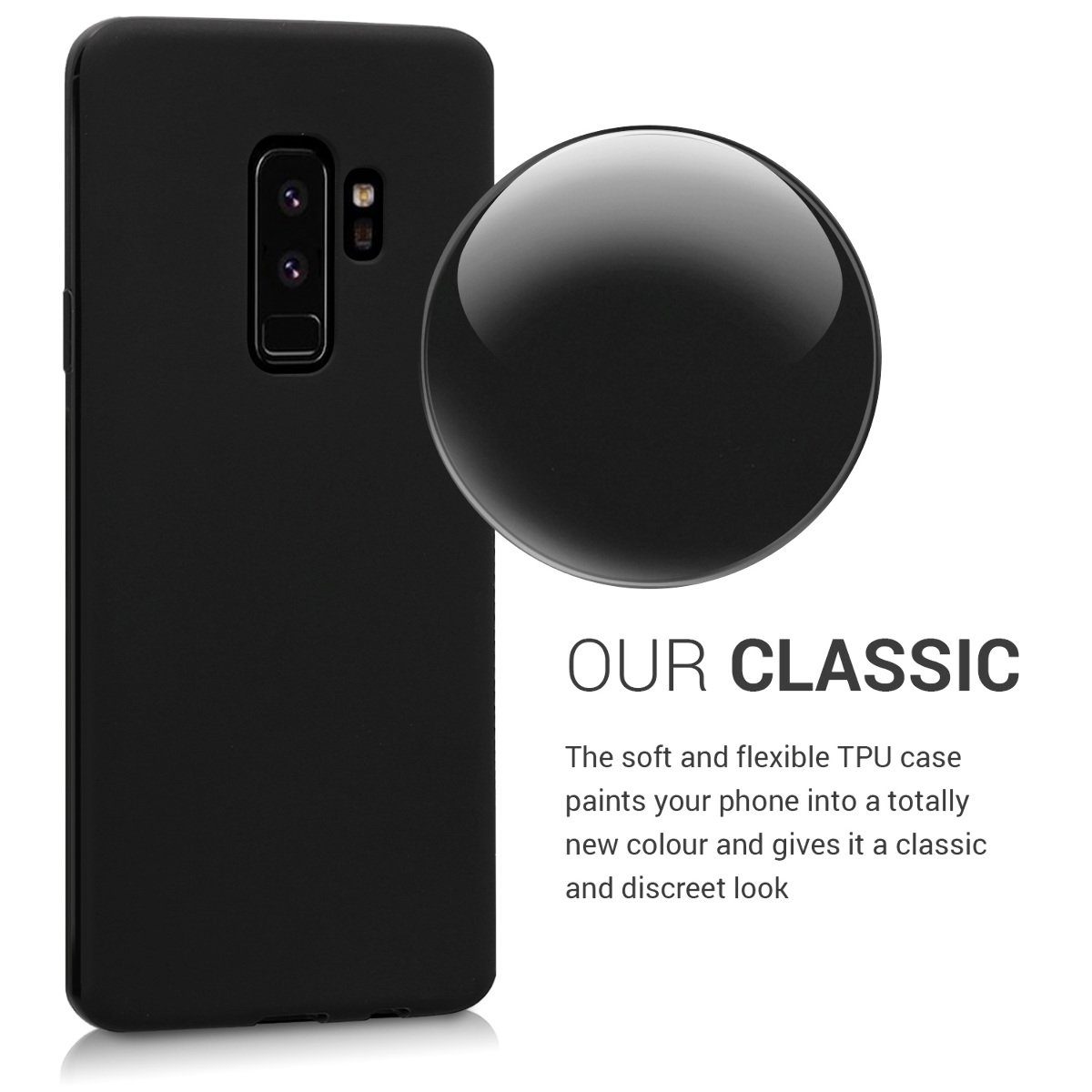 kwmobile Handyhülle Hülle für Samsung Galaxy S9 Plus, Hülle Silikon - Soft Handyhülle - Handy Case Cover