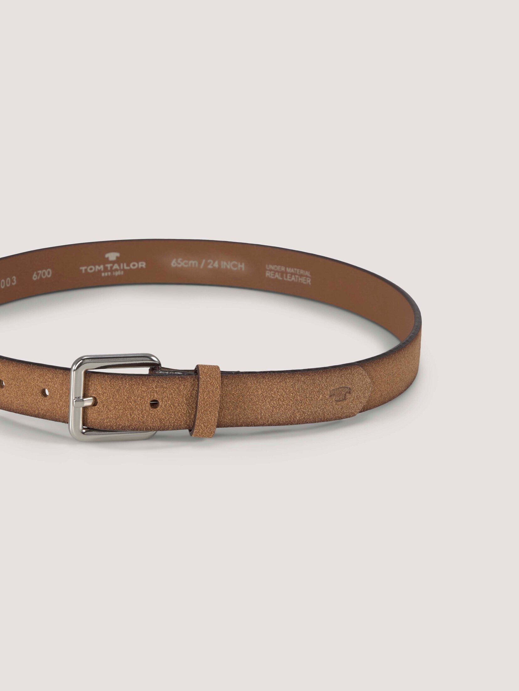 TOM TAILOR Ledergürtel Belts TTDAISY Kids schmaler Gürtel mit eckiger Dornschließe
