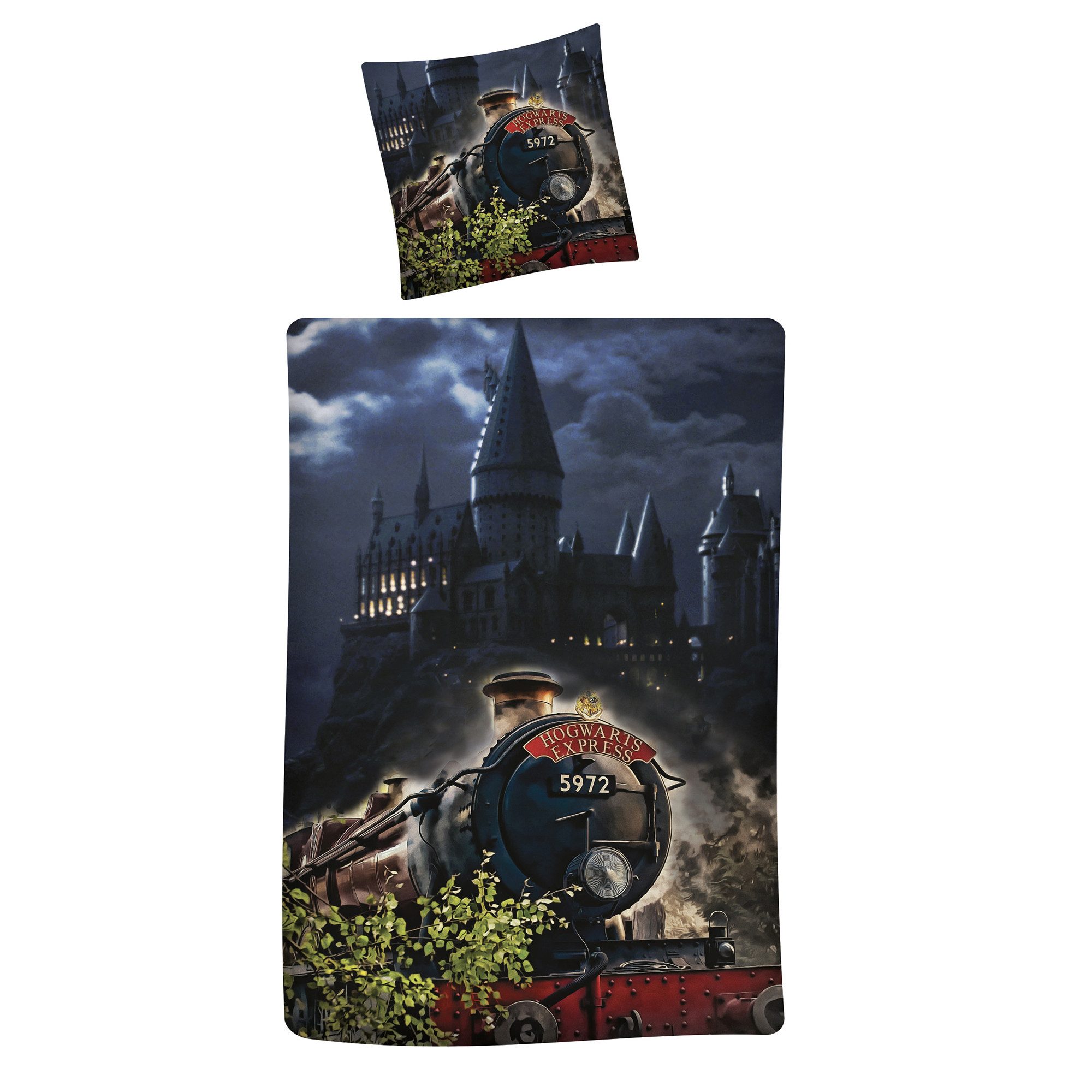 BERONAGE Kinderbettwäsche Harry Potter Express 9 3/4 Bettwäsche Linon / Ren günstig online kaufen