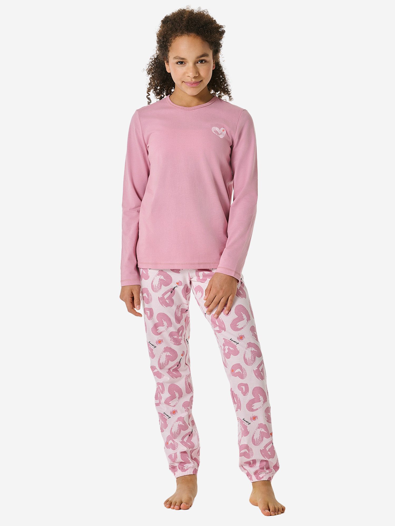 Schiesser Pyjama Nightwear 1 (2 tlg) schlafanzug schlafmode bequem