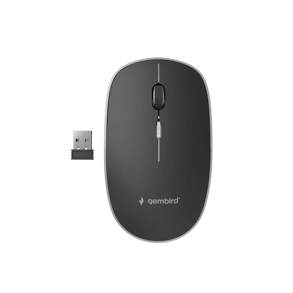 Gembird Gembird MUSW-4B-01 Maus Büro Beidhändig RF Wireless Optisch 1600 DPI Maus